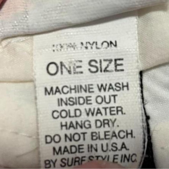 Vintage Surf Style Pullover Windbreaker Jacket OS XXL White FLAW - Picture 7 of 7